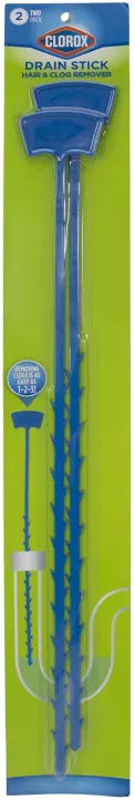 Clorox Drain Cleaner, Hair & Clog Remover 2pk-070982000787-LR-349289-2-LR eShop