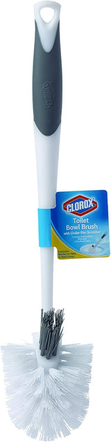 CLOROX Toilet Bowl Brush With Under Rim Scrubber-765060163002-LR-315015-1-LR eShop