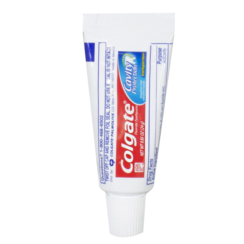 Colgate Cavity Protection Travel Toothpaste with Fluoride - Great Regular Flavor, 0.85 oz-0350005020016-LR-361437-1-LR eShop