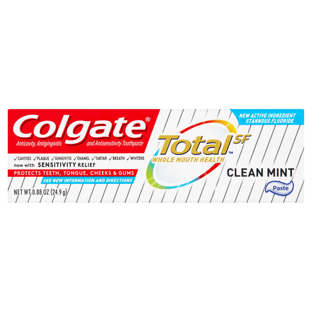 Colgate Total Toothpaste Travel Size - Clean Mint, .88 oz-035000459862-LR-340624-1-LR eShop