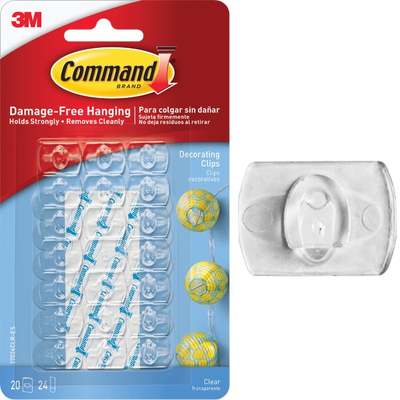 Command Decorating Clips - Clear, 20 count-051141346991-LR-300643-1-LR eShop