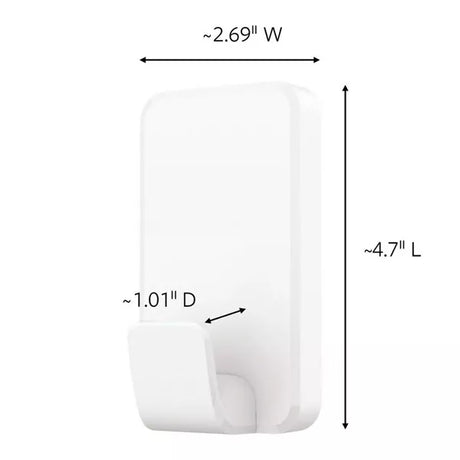 Command Extra Large Single Hook - White, 1 Hook + 4 Strips-068060463500-LR-352669-2-LR eShop
