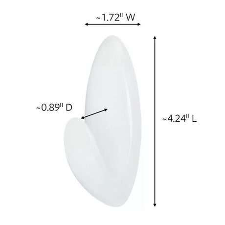 Command Large Bath Towel Hook - White, 1 Hook + 1 Strip-051141958392-LR-273056-2-LR eShop