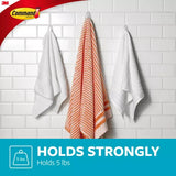 Command Large Bath Towel Hook - White, 1 Hook + 1 Strip-051141958392-LR-273056-4-LR eShop