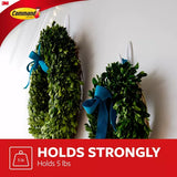 Command Large Designer Wall Hook - White, 1 Hook + 2 Strips-051131921290-LR-212630-4-LR eShop