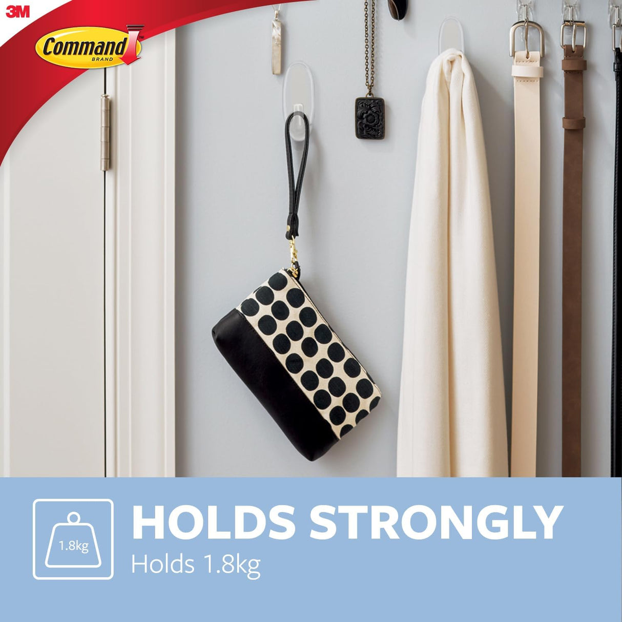 Command Large Single Hook - Clear, 1 Hook + 2 Strips-051141365190-LR-273037-7-LR eShop