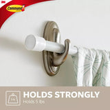 Command Large Sized Traditional Decorative Hook - Brushed Nickel-051135806449-LR-212669-3-LR eShop
