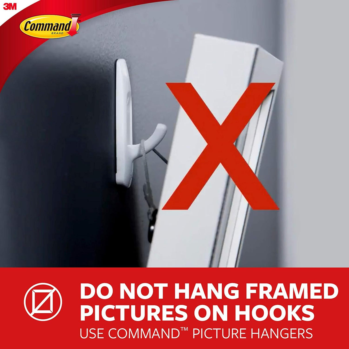 Command Medium Designer Wall Hooks - White, 2 Hooks + 4 Strips-051131769083-LR-179626-7-LR eShop