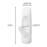 Command Medium Utility Wall Hook - White, 6 Hooks + 12 Strips-051131949379-LR-212657-2-LR eShop