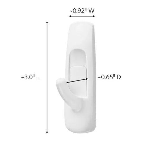 Command Medium Utility Wall Hook - White, 6 Hooks + 12 Strips-051131949379-LR-212657-2-LR eShop