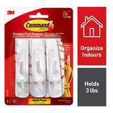 Command Medium Utility Wall Hook - White, 6 Hooks + 12 Strips-051131949379-LR-212657-3-LR eShop