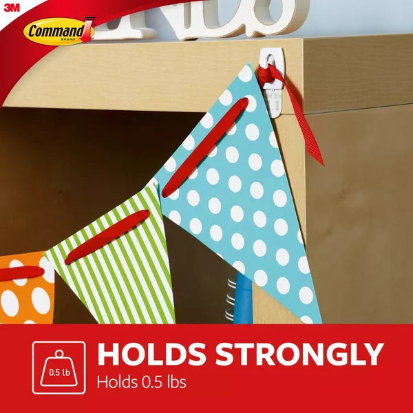 Command Mini Wall Hooks - Clear, 18 Hooks + 24 Strips-051141346953-LR-300642-4-LR eShop