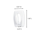Command Mini Wall Hooks - White, 6 Hooks + 8 Strips-051131705333-LR-155461-2-LR eShop