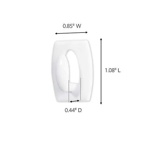 Command Mini Wall Hooks - White, 6 Hooks + 8 Strips-051131705333-LR-155461-2-LR eShop