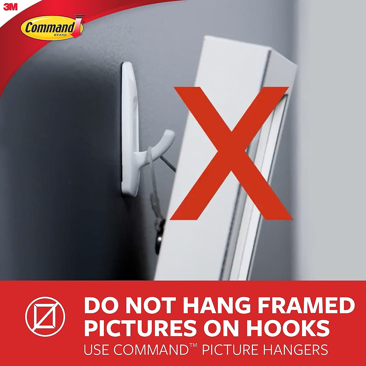 Command Mini Wall Hooks - White, 6 Hooks + 8 Strips-051131705333-LR-155461-6-LR eShop
