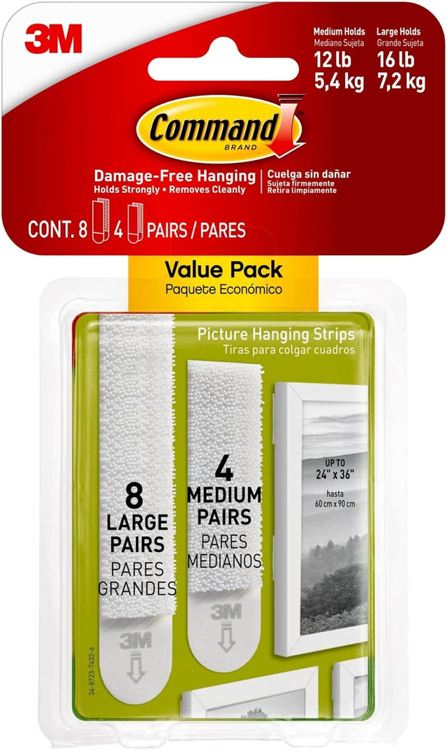 Command Picture Hanging Strip Value Pack - Medium & Large, 12 pairs-051141369952-LR-352664-1-LR eShop