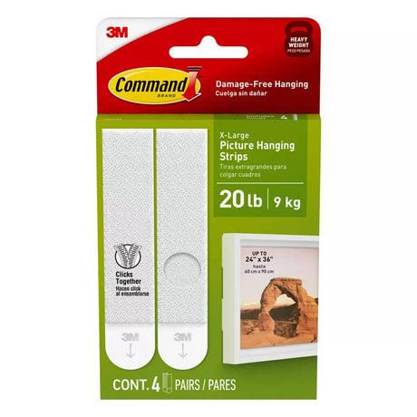 Command Picture Hanging Strips - Extra Large, 4 pairs-068060463609-LR-352668-1-LR eShop