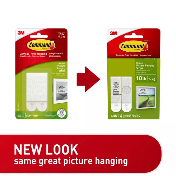 Command Picture Hanging Strips - Medium, 4 pairs-051141321011-LR-273029-4-LR eShop