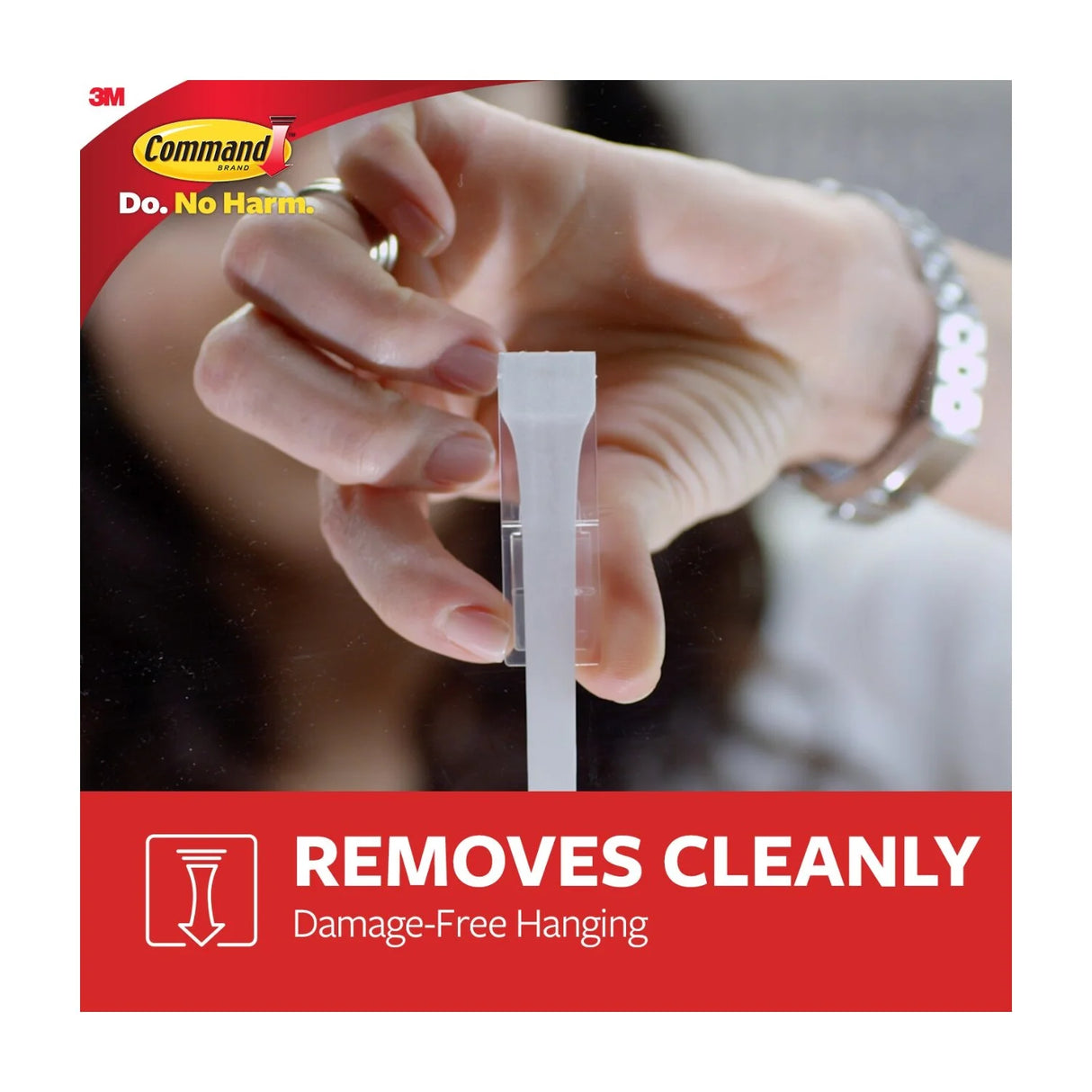 Command Small Designer Wall Hooks - White, 2 Hooks + 4 Strips-051131769090-LR-179627-6-LR eShop