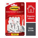 Command Small Wire Wall Hooks - White, 9 Hooks + 12 Strips-051131949492-LR-212658-3-LR eShop