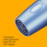 CONAIR 1600 Watt Compact Blow Dryer with Folding Handle - Blue-074108182852-LR-188299-4-LR eShop