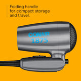 CONAIR 1875 Watt Compact Blow Dryer with Folding Handle - Gray-074108007469-LR-163806-8-LR eShop