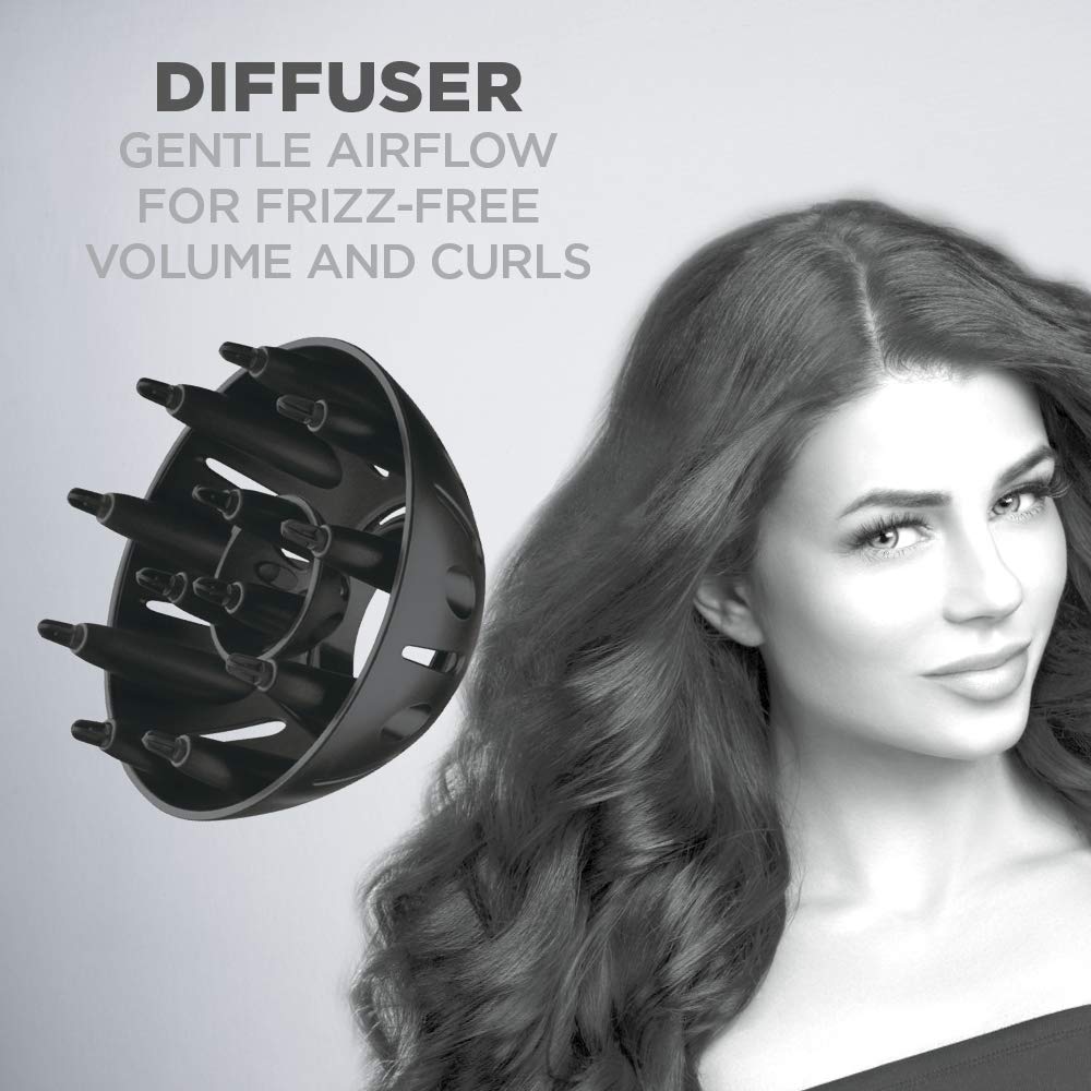 CONAIR 1875 Watt Turbo Hair Dryer - Blue & Black-074108190079-LR-155160-5-LR eShop