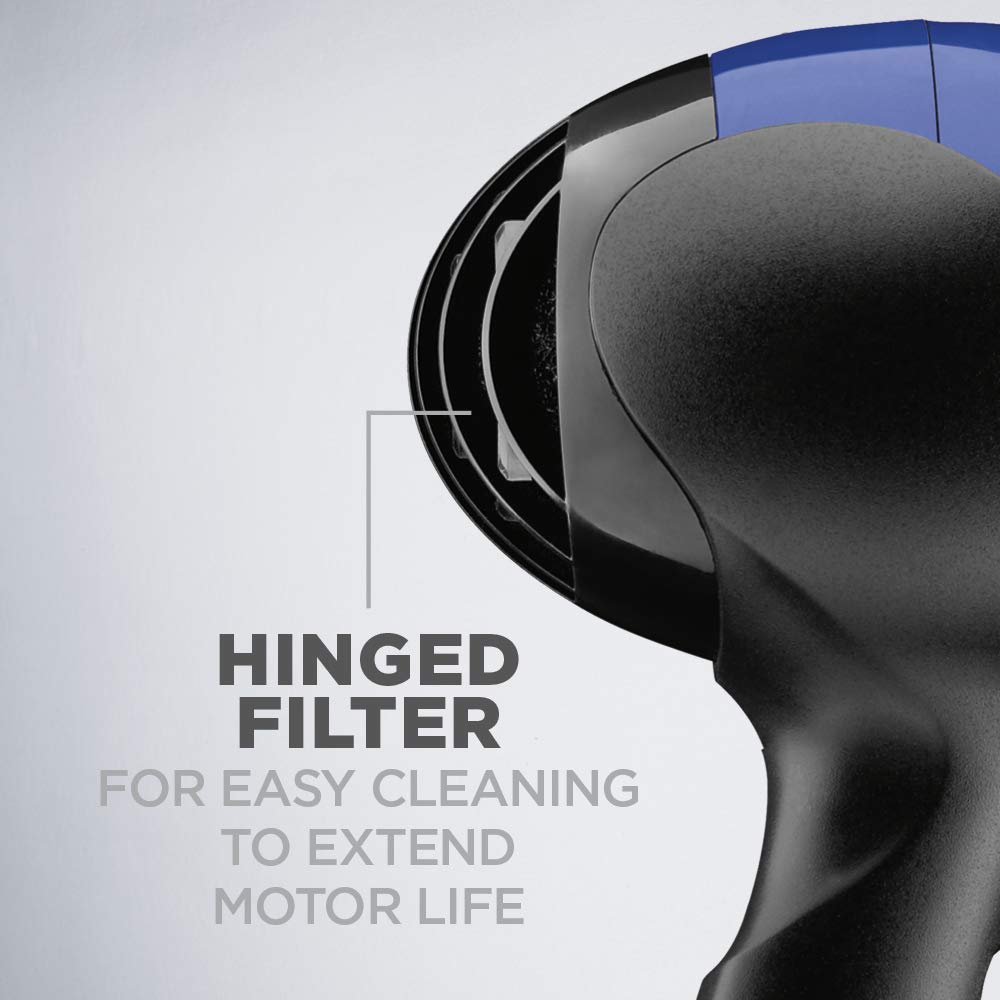 CONAIR 1875 Watt Turbo Hair Dryer - Blue & Black-074108190079-LR-155160-7-LR eShop