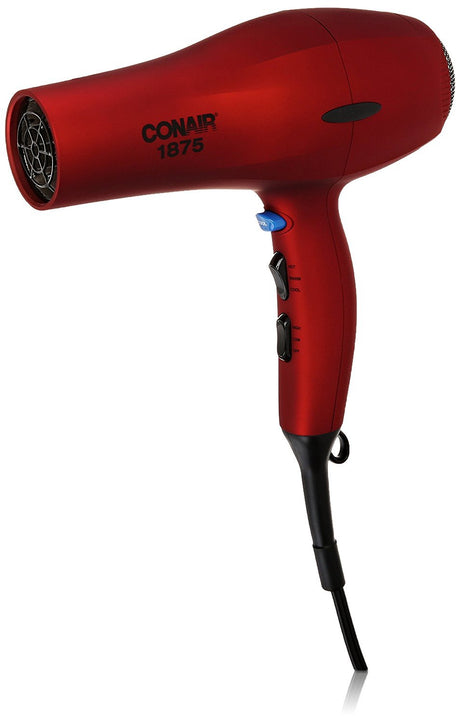 CONAIR 1875 Watt Velvet Touch Hair Dryer - Red-074108323668-LR-292024-2-LR eShop