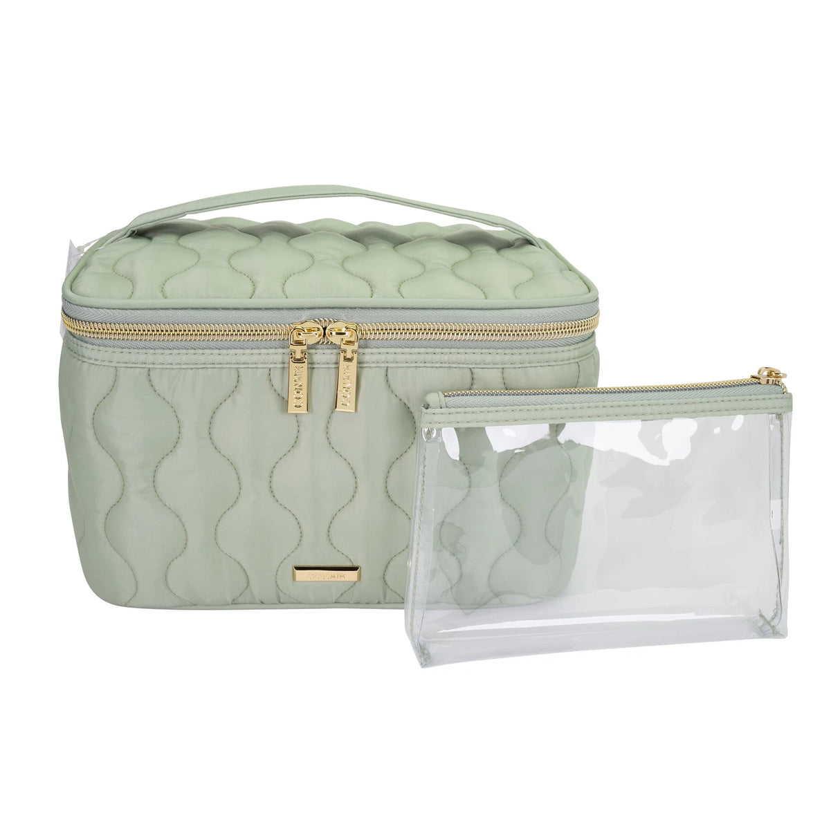 CONAIR 2 Piece Quilted Train Case - Sage-079642320593-LR-357082-2-LR eShop