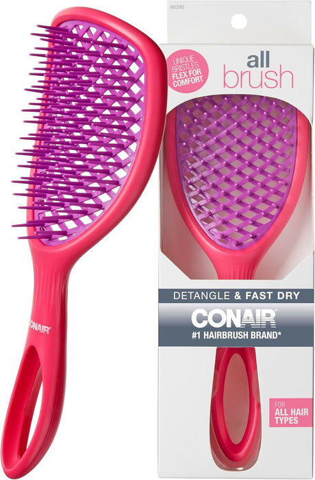CONAIR All Brush Vented Paddle Hairbrush - Pink-074108862907-LR-358738-1-LR eShop