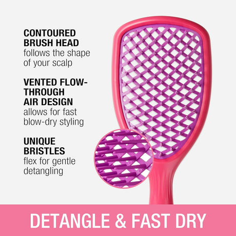 CONAIR All Brush Vented Paddle Hairbrush - Pink-074108862907-LR-358738-2-LR eShop