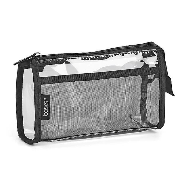 CONAIR basics PVC Small Clutch Bag - Black and Clear-079642014256-LR-222633-1-LR eShop