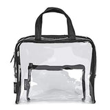 CONAIR basics PVC Weekender Toiletry Kit - Black and Clear, 2 piece-079642034025-LR-330313-1-LR eShop