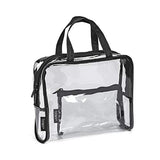 CONAIR basics PVC Weekender Toiletry Kit - Black and Clear, 2 piece-079642034025-LR-330313-3-LR eShop