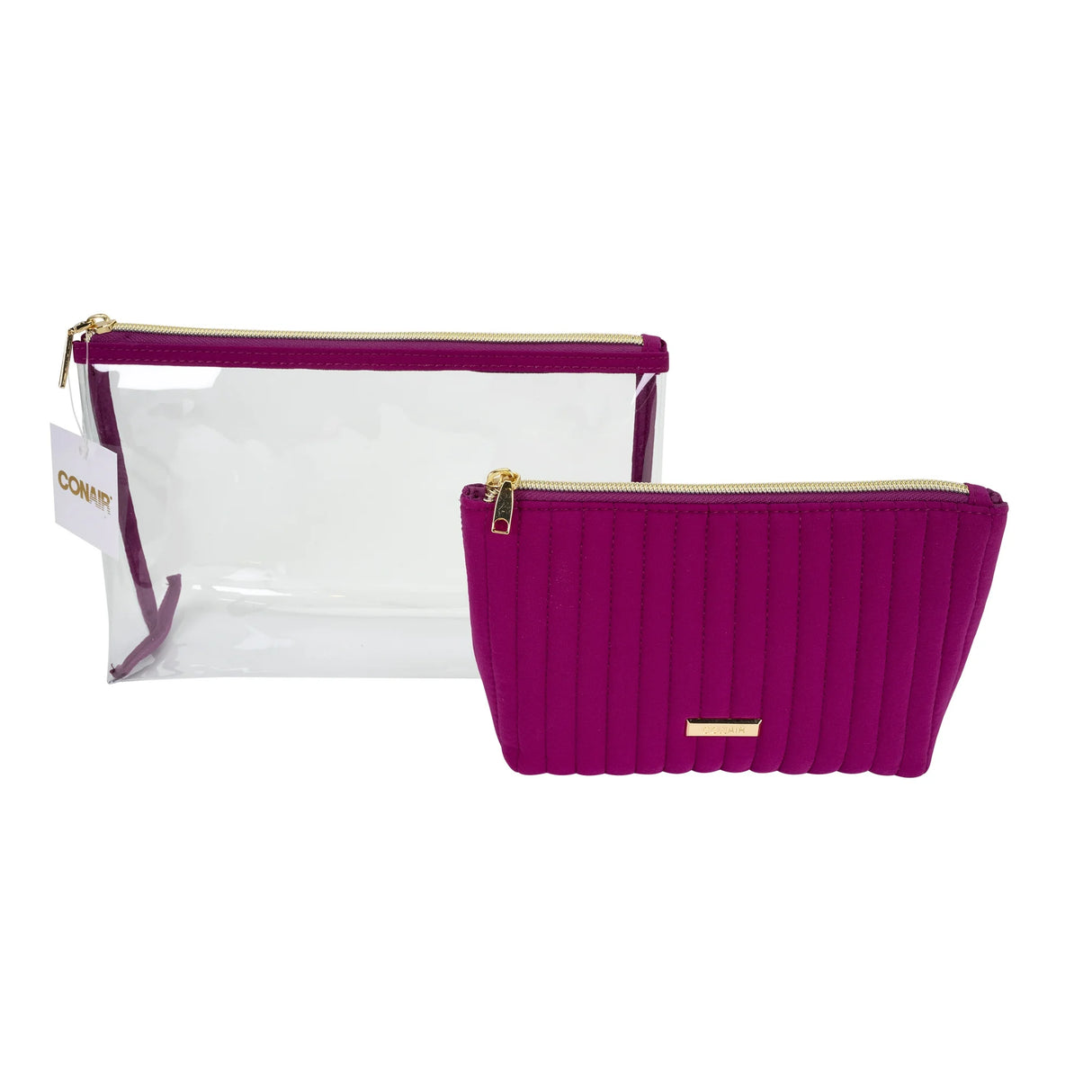 CONAIR Clutch 2 Piece Cosmetic Bag - Berry-079642320586-LR-357081-4-LR eShop