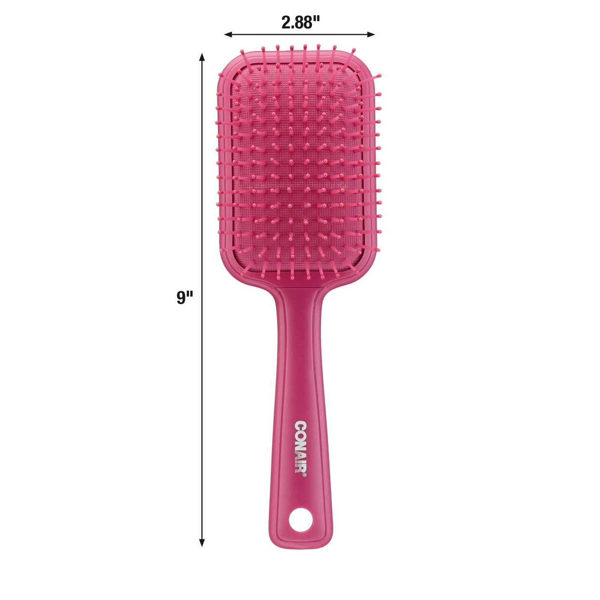 CONAIR Color Pops Detangle & Style Paddle Hair Brush - Pink-074108742001-LR-350286-5-LR eShop