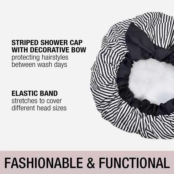 CONAIR Comfy & Dry Shower Cap with Bow-074108559487-LR-335415-3-LR eShop