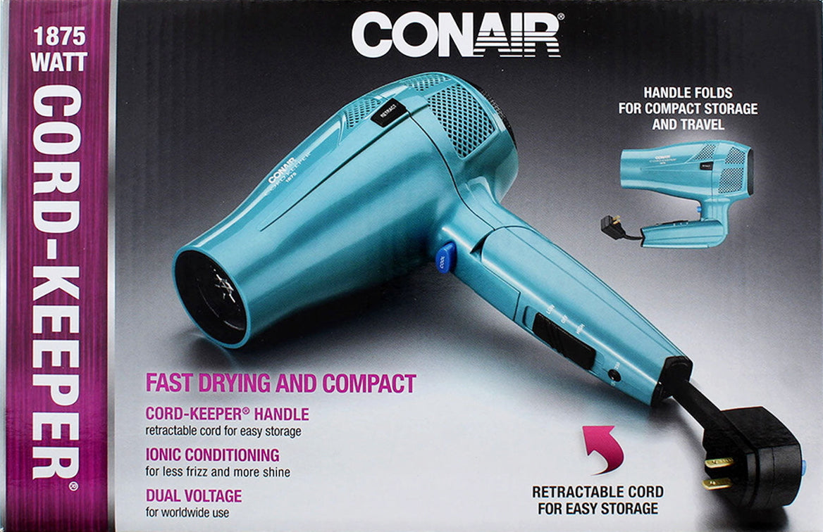 CONAIR Cord-Keeper Folding Dryer, 1875 Watt-074108268921-LR-361095-1-LR eShop