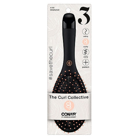 CONAIR Curl Collective 3 Curly Hair Detangle Cushion Hair Brush-074108779915-LR-342226-1-LR eShop