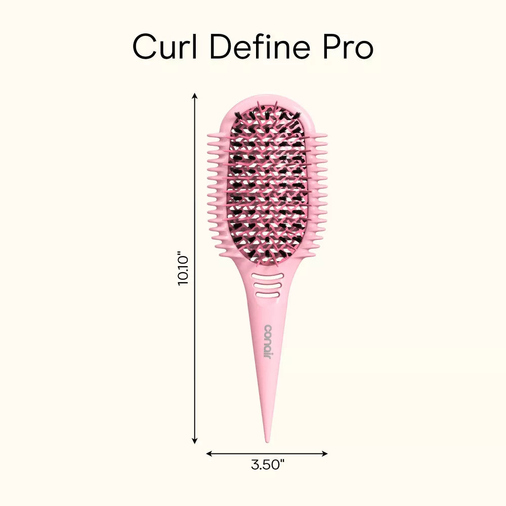 CONAIR Curl Define Pro Tighter Curls Detangler Hair Styling Brush - Pink-074108957269-LR-362553-3-LR eShop