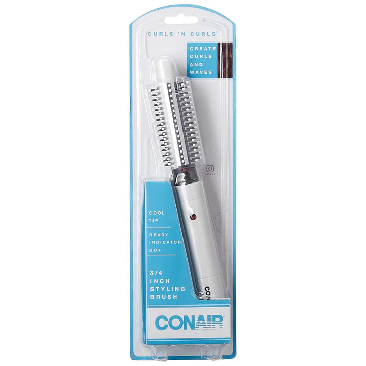 CONAIR Curls N' Curls Hot Styling Brush, 3/4"-074108219916-LR-188314-1-LR eShop