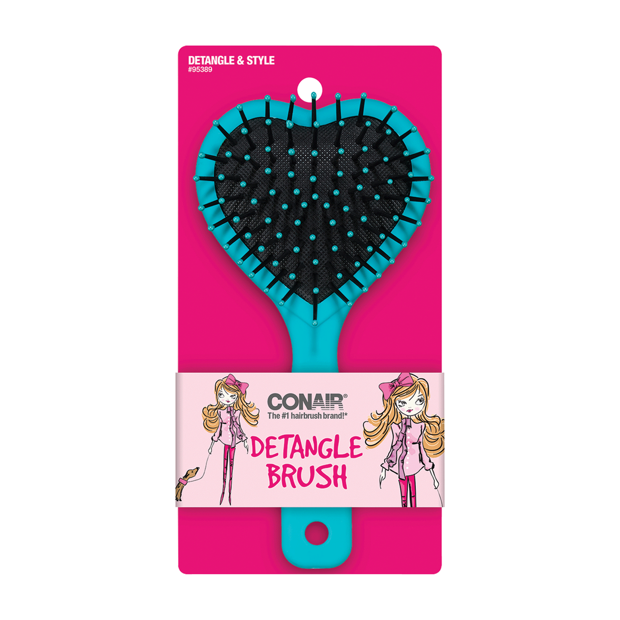 CONAIR Detangle & Style Heart Shaped Detangle Brush - Assorted-074108953896-LR-340769-1-LR eShop