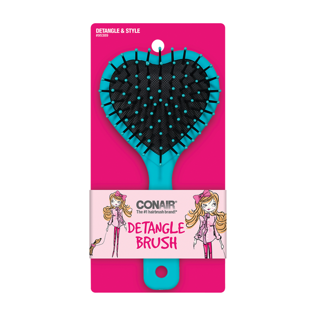 CONAIR Detangle & Style Heart Shaped Detangle Brush - Assorted-074108953896-LR-340769-1-LR eShop