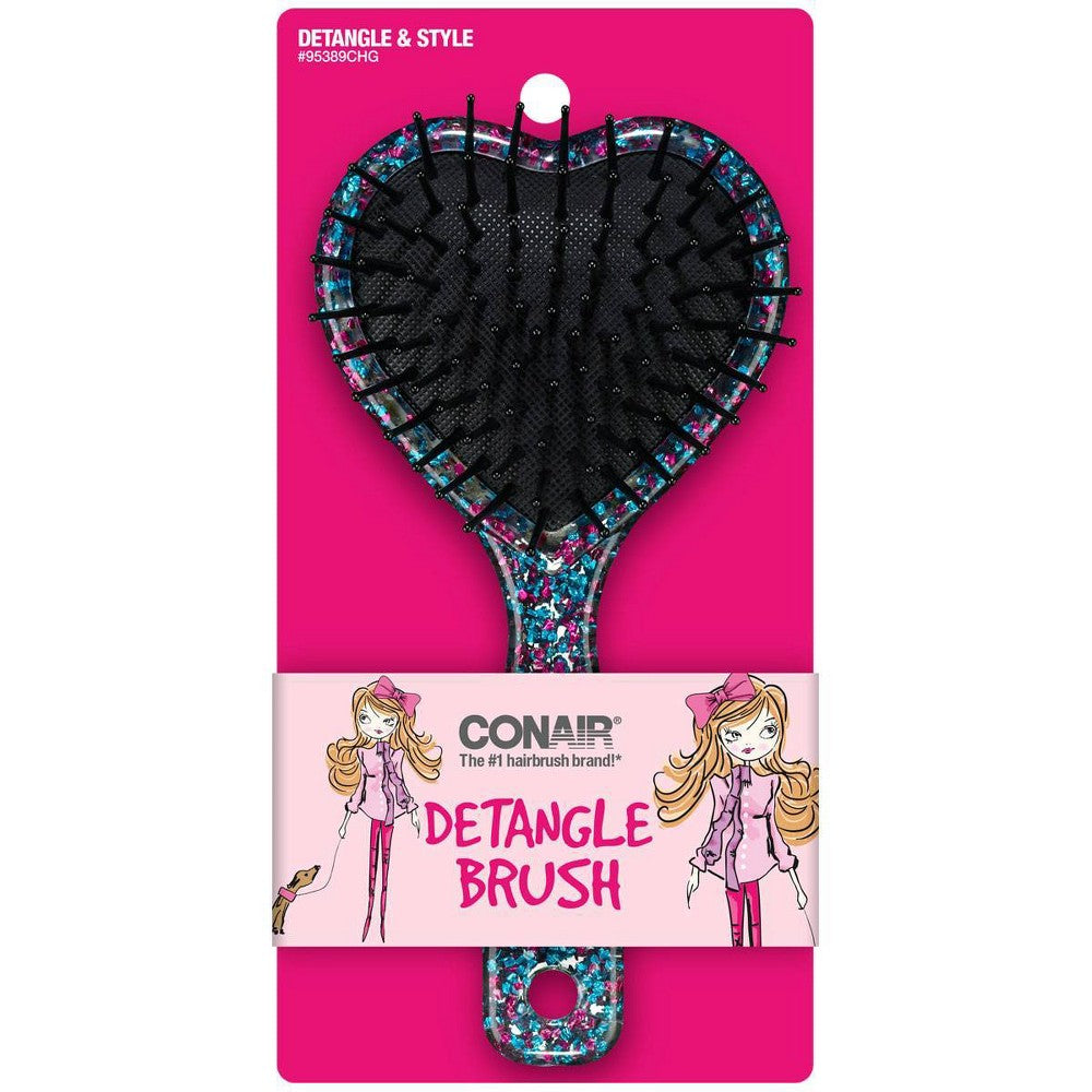 CONAIR Detangle & Style Heart Shaped Detangle Brush - Assorted-074108953896-LR-340769-3-LR eShop