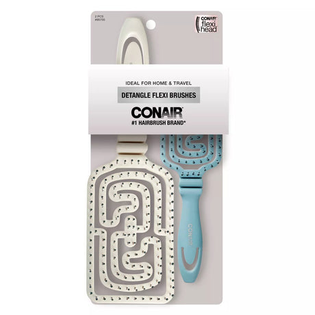 CONAIR Detangling Flexi Hair Brush, 2 count-074108957009-LR-358740-1-LR eShop