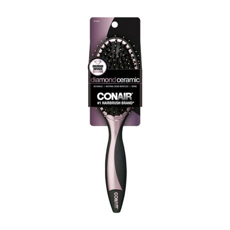 CONAIR Diamond Ceramic Detangle & Style Oval Paddle Hair Brush-074108873347-LR-319493-1-LR eShop