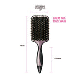 CONAIR Diamond Ceramic Detangle & Style Rectangular Paddle Hair Brush-074108873330-LR-319492-6-LR eShop