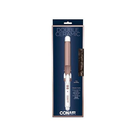 CONAIR Double Ceramic Curling Iron - Rose Gold, 1"-074108376275-LR-325332-1-LR eShop