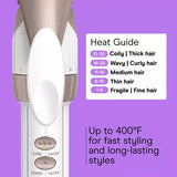 CONAIR Double Ceramic Curling Iron - Rose Gold, 1"-074108376275-LR-325332-6-LR eShop